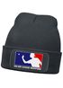 Herren Beanie mit Patch Strickmütze Spruch Major League Beerpong Design Aufdruck Lustig Mütze Männer Moonworks®preview