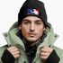 Herren Beanie mit Patch Strickmütze Spruch Major League Beerpong Design Aufdruck Lustig Mütze Männer Moonworks®preview