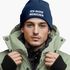 Herren Beanie mit Patch Strickmütze Spruch Sarkasmus Statement Ich hasse Menschen Aufdruck Lustig Mütze Männer Moonworks®preview