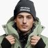 Herren Beanie mit Patch Strickmütze Spruch Sarkasmus Statement Ich hasse Menschen Aufdruck Lustig Mütze Männer Moonworks®preview