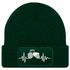 Herren Beanie mit Patch Strickmütze Traktor Herzschlag Aufdruck Landwirt Geschenk Bauer Mütze Männer Moonworks®preview