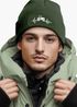 Herren Beanie mit Patch Strickmütze Traktor Herzschlag Aufdruck Landwirt Geschenk Bauer Mütze Männer Moonworks®preview
