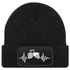Herren Beanie mit Patch Strickmütze Traktor Herzschlag Aufdruck Landwirt Geschenk Bauer Mütze Männer Moonworks®preview