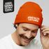 Herren Beanie Mütze mit Spruch | Anstaltsleitung | Strickmütze Aufdruck Schwarzer Humor Lustig Wintermütze Männer Moonworks®preview