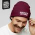 Herren Beanie Mütze mit Spruch | Anstaltsleitung | Strickmütze Aufdruck Schwarzer Humor Lustig Wintermütze Männer Moonworks®preview