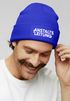 Herren Beanie Mütze mit Spruch | Anstaltsleitung | Strickmütze Aufdruck Schwarzer Humor Lustig Wintermütze Männer Moonworks®preview