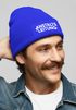 Herren Beanie Mütze mit Spruch | Anstaltsleitung | Strickmütze Aufdruck Schwarzer Humor Lustig Wintermütze Männer Moonworks®preview