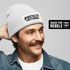Herren Beanie Mütze mit Spruch | Anstaltsleitung | Strickmütze Aufdruck Schwarzer Humor Lustig Wintermütze Männer Moonworks®preview