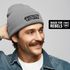 Herren Beanie Mütze mit Spruch | Anstaltsleitung | Strickmütze Aufdruck Schwarzer Humor Lustig Wintermütze Männer Moonworks®preview