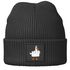 Herren Beanie Patch Aufdruck Gans Mittelfinger Statement Strickmütze Männer Accessoires Streetwear Moonworks®preview