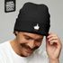 Herren Beanie Patch Aufdruck Gans Mittelfinger Statement Strickmütze Männer Accessoires Streetwear Moonworks®preview