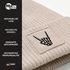 Herren Beanie Patch Aufdruck Skeletthand Metalgruss Strickmütze mit Grafik Print Männer Moonworks®preview