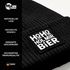 Herren Beanie Patch Bedruckt mit Spruch LustigHo Ho Hol mir Bier Meme Weihnachtsmann Moonworks®preview