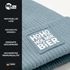 Herren Beanie Patch Bedruckt mit Spruch LustigHo Ho Hol mir Bier Meme Weihnachtsmann Moonworks®preview