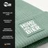 Herren Beanie Patch Bedruckt mit Spruch LustigHo Ho Hol mir Bier Meme Weihnachtsmann Moonworks®preview