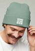 Herren Beanie Patch Bedruckt mit Spruch LustigHo Ho Hol mir Bier Meme Weihnachtsmann Moonworks®preview