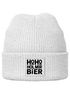 Herren Beanie Patch Bedruckt mit Spruch LustigHo Ho Hol mir Bier Meme Weihnachtsmann Moonworks®preview