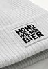 Herren Beanie Patch Bedruckt mit Spruch LustigHo Ho Hol mir Bier Meme Weihnachtsmann Moonworks®preview