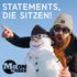Herren Beanie Patch Bedruckt mit Spruch LustigHo Ho Hol mir Bier Meme Weihnachtsmann Moonworks®preview