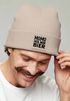 Herren Beanie Patch Bedruckt mit Spruch LustigHo Ho Hol mir Bier Meme Weihnachtsmann Moonworks®preview