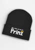 Herren Beanie Patch Fasching Karneval Mütze mit Spruch Lustig Kpofbedeckung Kostüm Männer Moonworks®preview