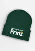 Herren Beanie Patch Fasching Karneval Mütze mit Spruch Lustig Kpofbedeckung Kostüm Männer Moonworks®preview