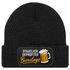 Herren Beanie Patch lustige Biersprüche Strickmütze mit Spruch Outfit für das Oktoberfest Männer Moonworks®preview