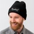 Herren Beanie Patch Strickmütze mit Bierkind Spruch Biertinker Outfit für das Oktoberfest Männer Moonworks®preview