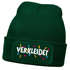 Herren Beanie Patch Strickmütze mit Spruch Aufdruck Fasching Karneval Lustig Mütze Männer Moonworks®preview
