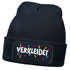 Herren Beanie Patch Strickmütze mit Spruch Aufdruck Fasching Karneval Lustig Mütze Männer Moonworks®preview