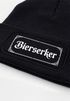 Herren Beanie Patch Strickmütze mit Spruch Bier Aufdruck Bierserker Mütze Männer Geeschenkidee Bierliebhaber Moonworks®preview