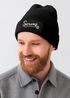 Herren Beanie Patch Strickmütze mit Spruch Lustig Servus Lederhose in der Wäsche Outfit für das Oktoberfest Männer Moonworks®preview