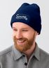 Herren Beanie Patch Strickmütze mit Spruch Lustig Servus Lederhose in der Wäsche Outfit für das Oktoberfest Männer Moonworks®preview