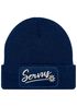 Herren Beanie Patch Strickmütze mit Spruch Lustig Servus Lederhose in der Wäsche Outfit für das Oktoberfest Männer Moonworks®preview