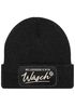 Herren Beanie Patch Strickmütze mit Spruch Lustig Servus Lederhose in der Wäsche Outfit für das Oktoberfest Männer Moonworks®preview