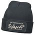 Herren Beanie Patch Strickmütze mit Spruch Lustig Servus Lederhose in der Wäsche Outfit für das Oktoberfest Männer Moonworks®preview