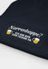 Herren Beanie Patch Strickmütze mit Spruch Narrenkappe Aufdruck Fasching Karneval Lustig Mütze Männer Moonworks®preview