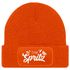 Herren Beanie Patch Strickmütze Spruch Team Spritz Aufdruck Lustig Mütze Männer Party Cocktail Apero Liebhaber Moonworks®preview