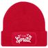 Herren Beanie Patch Strickmütze Spruch Team Spritz Aufdruck Lustig Mütze Männer Party Cocktail Apero Liebhaber Moonworks®preview