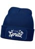 Herren Beanie Patch Strickmütze Spruch Team Spritz Aufdruck Lustig Mütze Männer Party Cocktail Apero Liebhaber Moonworks®preview