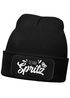 Herren Beanie Patch Strickmütze Spruch Team Spritz Aufdruck Lustig Mütze Männer Party Cocktail Apero Liebhaber Moonworks®preview