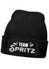 Herren Beanie Patch Strickmütze Spruch Team Spritz Aufdruck Lustig Mütze Männer Party Cocktail Apero Liebhaber Moonworks®preview