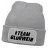 Herren Beanie Patch Team Glühwein Weihnachtsmarkt Outfit Gruppenevent Adventsfeier Lustig Moonworks®preview