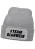 Herren Beanie Patch Team Glühwein Weihnachtsmarkt Outfit Gruppenevent Adventsfeier Lustig Moonworks®preview