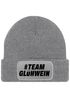 Herren Beanie Patch Team Glühwein Weihnachtsmarkt Outfit Gruppenevent Adventsfeier Lustig Moonworks®preview