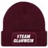 Herren Beanie Patch Team Glühwein Weihnachtsmarkt Outfit Gruppenevent Adventsfeier Lustig Moonworks®preview