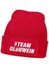 Herren Beanie Patch Team Glühwein Weihnachtsmarkt Outfit Gruppenevent Adventsfeier Lustig Moonworks®preview