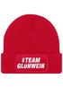 Herren Beanie Patch Team Glühwein Weihnachtsmarkt Outfit Gruppenevent Adventsfeier Lustig Moonworks®preview