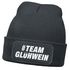 Herren Beanie Patch Team Glühwein Weihnachtsmarkt Outfit Gruppenevent Adventsfeier Lustig Moonworks®preview