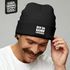 Herren Beanie Spruch Bin da kann losgehen Statement Motivation Patch Aufdruck Bedruckt Moonworks®preview